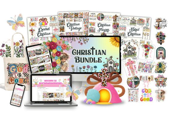 Christian Bible Verse PNG Big Bundle: T-Shirt Designs
