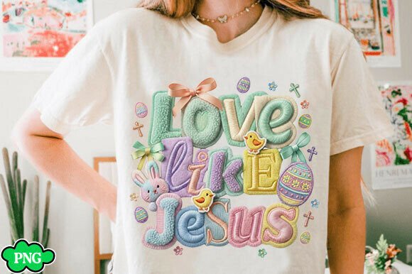 Christian Easter PNG for T-Shirt Designs