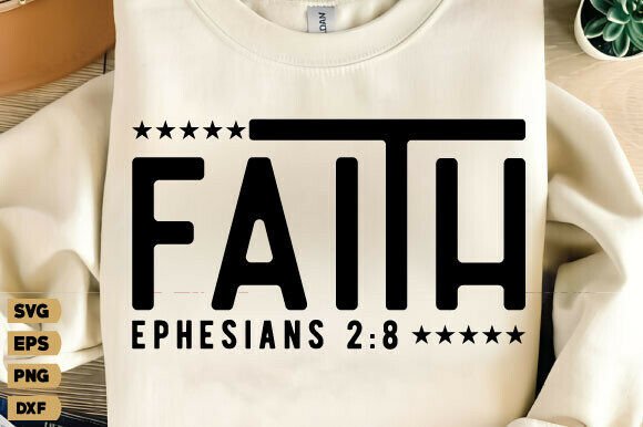 Faith SVG: Christian Bible Verse Design