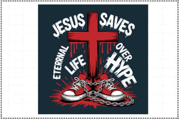 Jesus Saves T-Shirt Designs: SVG & PNG