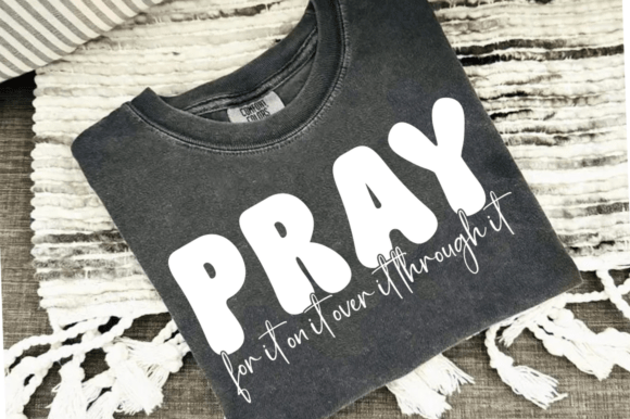 Minimal Christian Flower Quote PNG, Faith T-Shirt Designs