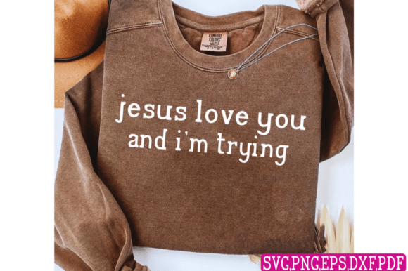 Trendy Jesus SVG: Christian T-Shirt Designs